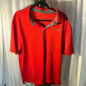 Under Armour Men’s Polo Short Sleeve Shirt 2XL Red